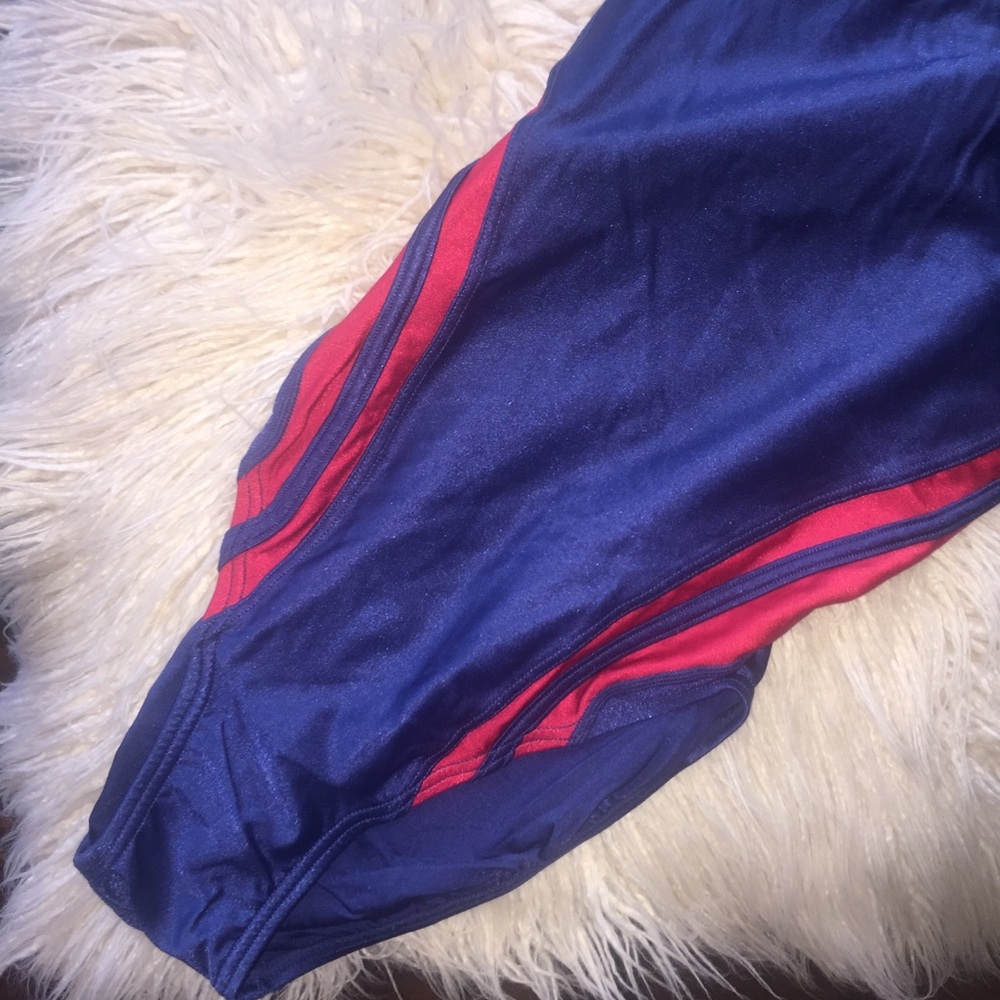 Red & Blue Speedo One Piece - Picture 3 of 4
